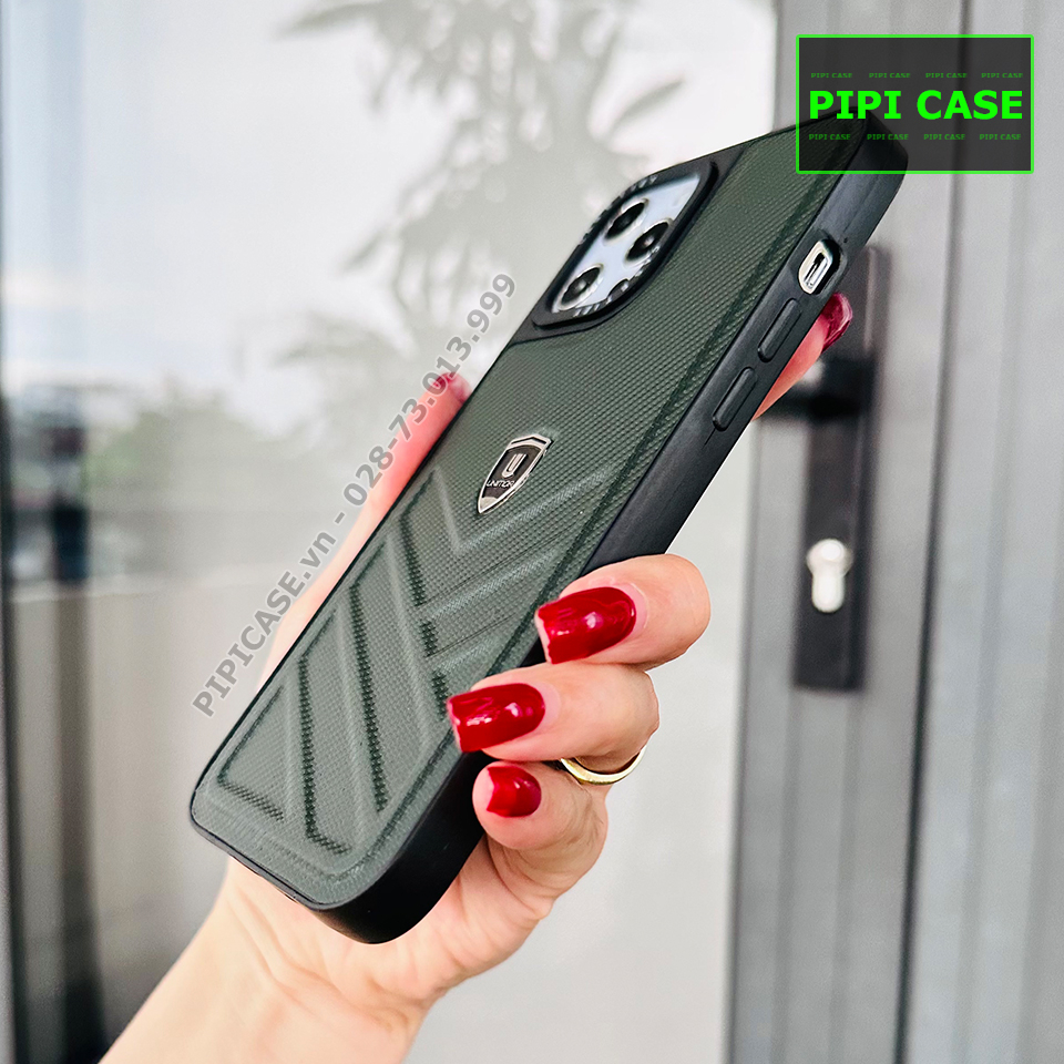 Ốp Lưng iPhone 12 Pro Max - Time - Xanh Rêu