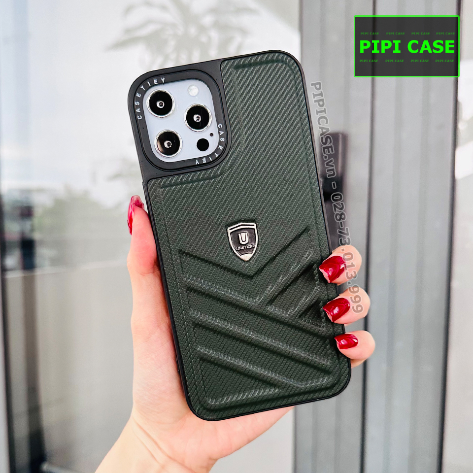Ốp Lưng iPhone 12 Pro Max - Time - Xanh Rêu