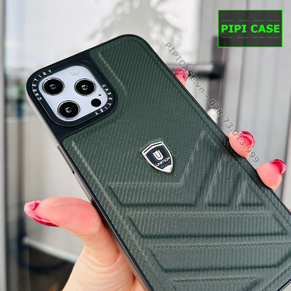 Ốp Lưng iPhone 12 Pro Max - Time - Xanh Rêu