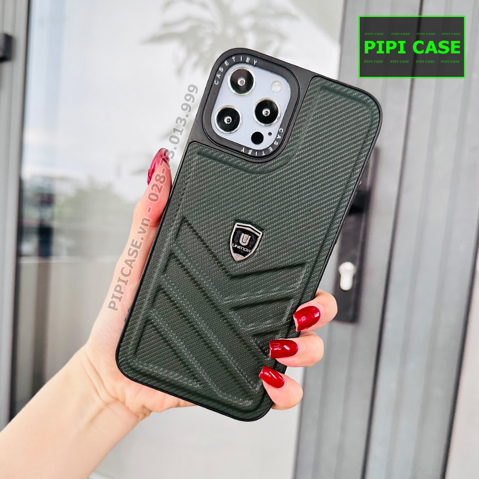 Ốp Lưng iPhone 12 Pro Max - Time - Xanh Rêu