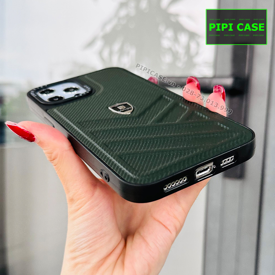 Ốp Lưng iPhone 12 Pro Max - Time - Xanh Rêu