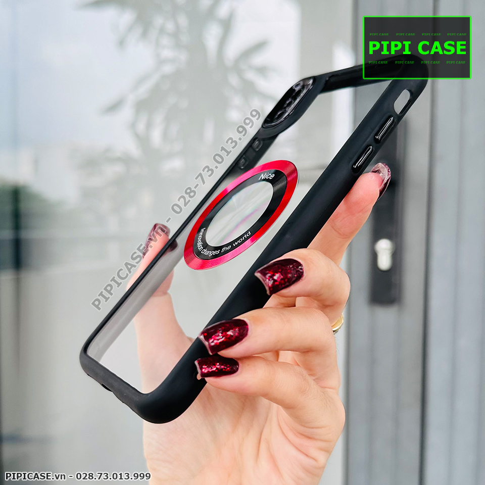 Ốp Lưng iPhone XS Max - Nice - Đỏ