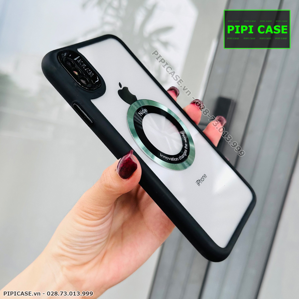 Ốp Lưng iPhone XS Max - Nice - Xanh Lá