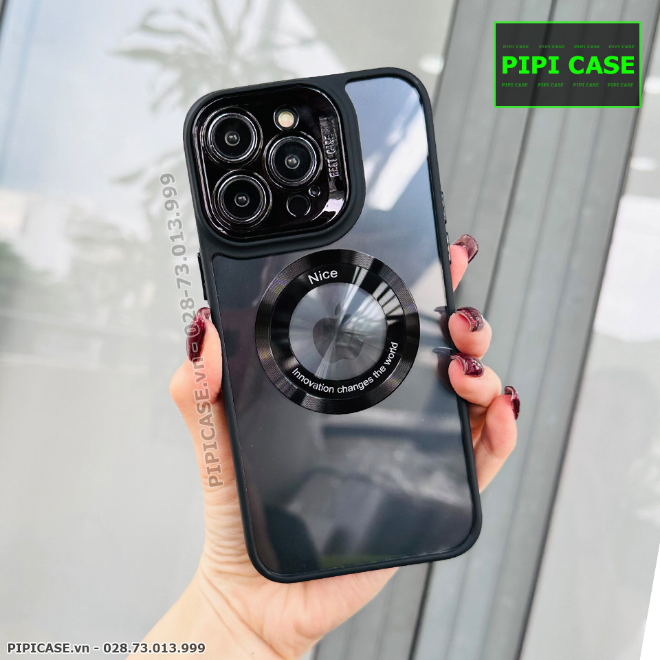 Ốp Lưng iPhone 13 Pro Max - Nice - Đen