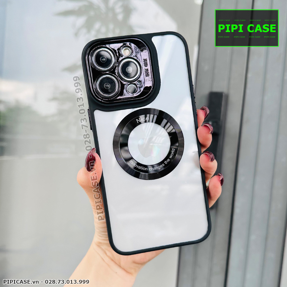 Ốp Lưng iPhone 13 Pro Max - Nice - Đen
