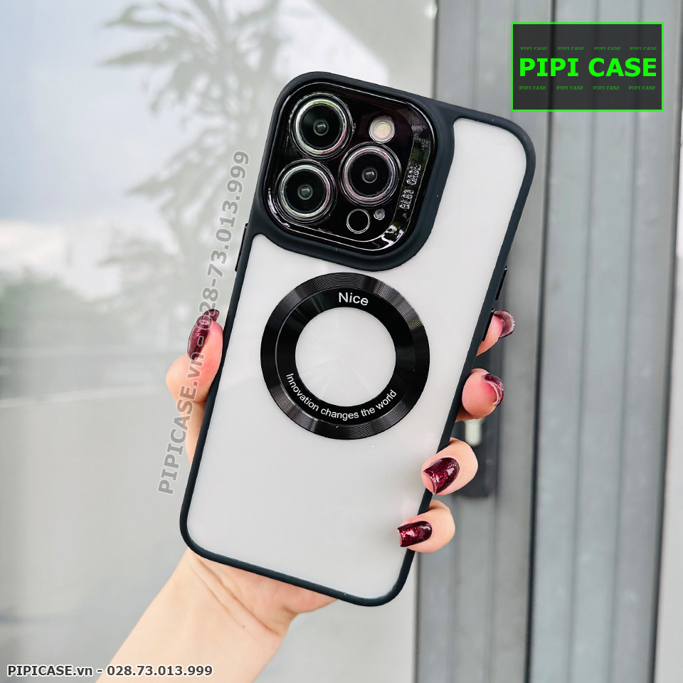 Ốp Lưng iPhone 13 Pro Max - Nice - Đen