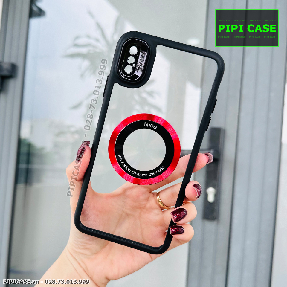 Ốp Lưng iPhone XS Max - Nice - Đỏ