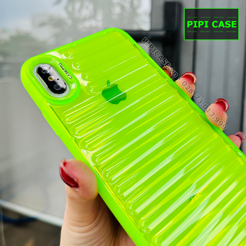 Ốp Lưng iPhone XS Max - Soon - Xanh Dạ Quang