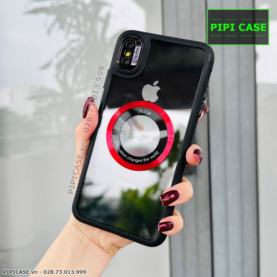 Ốp Lưng iPhone XS Max - Nice - Đỏ