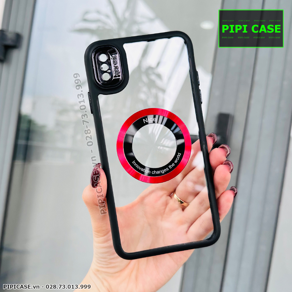 Ốp Lưng iPhone XS Max - Nice - Đỏ