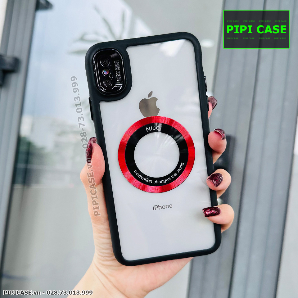 Ốp Lưng iPhone XS Max - Nice - Đỏ