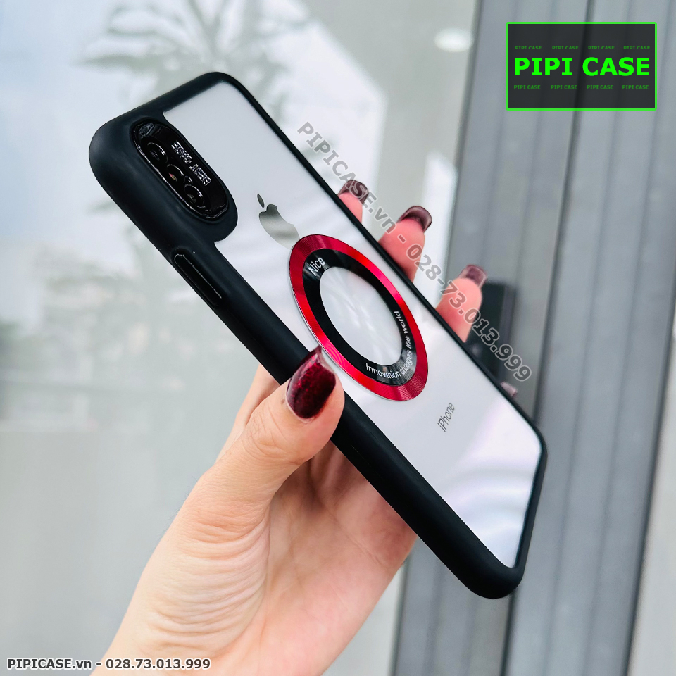 Ốp Lưng iPhone XS Max - Nice - Đỏ