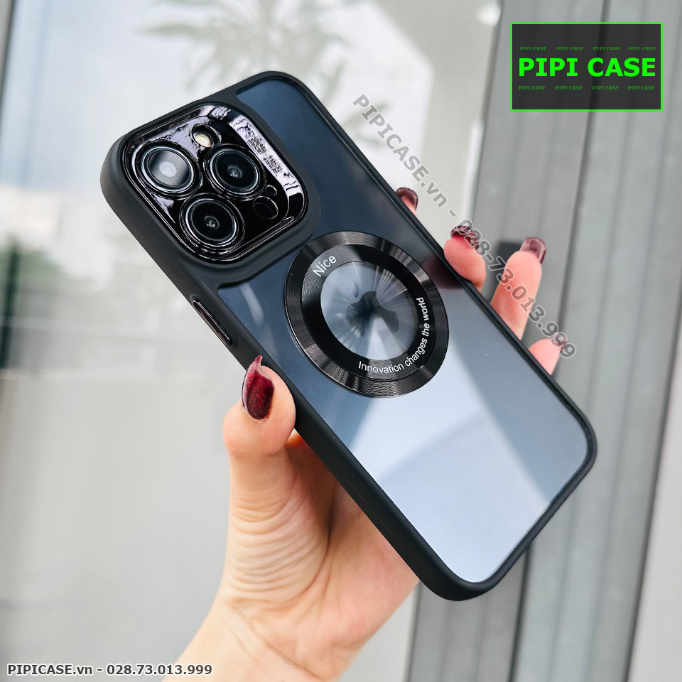 Ốp Lưng iPhone 13 Pro Max - Nice - Đen