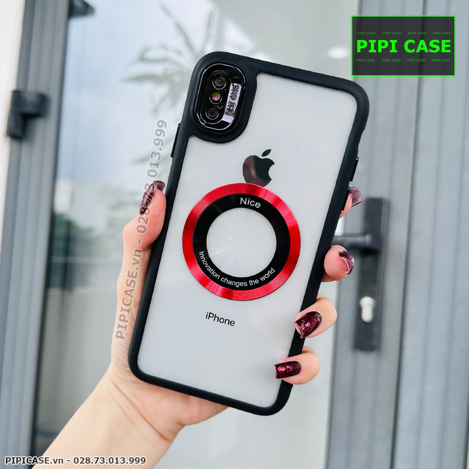 Ốp Lưng iPhone XS Max - Nice - Đỏ