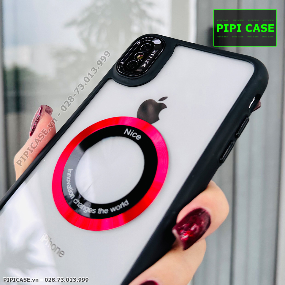 Ốp Lưng iPhone XS Max - Nice - Đỏ