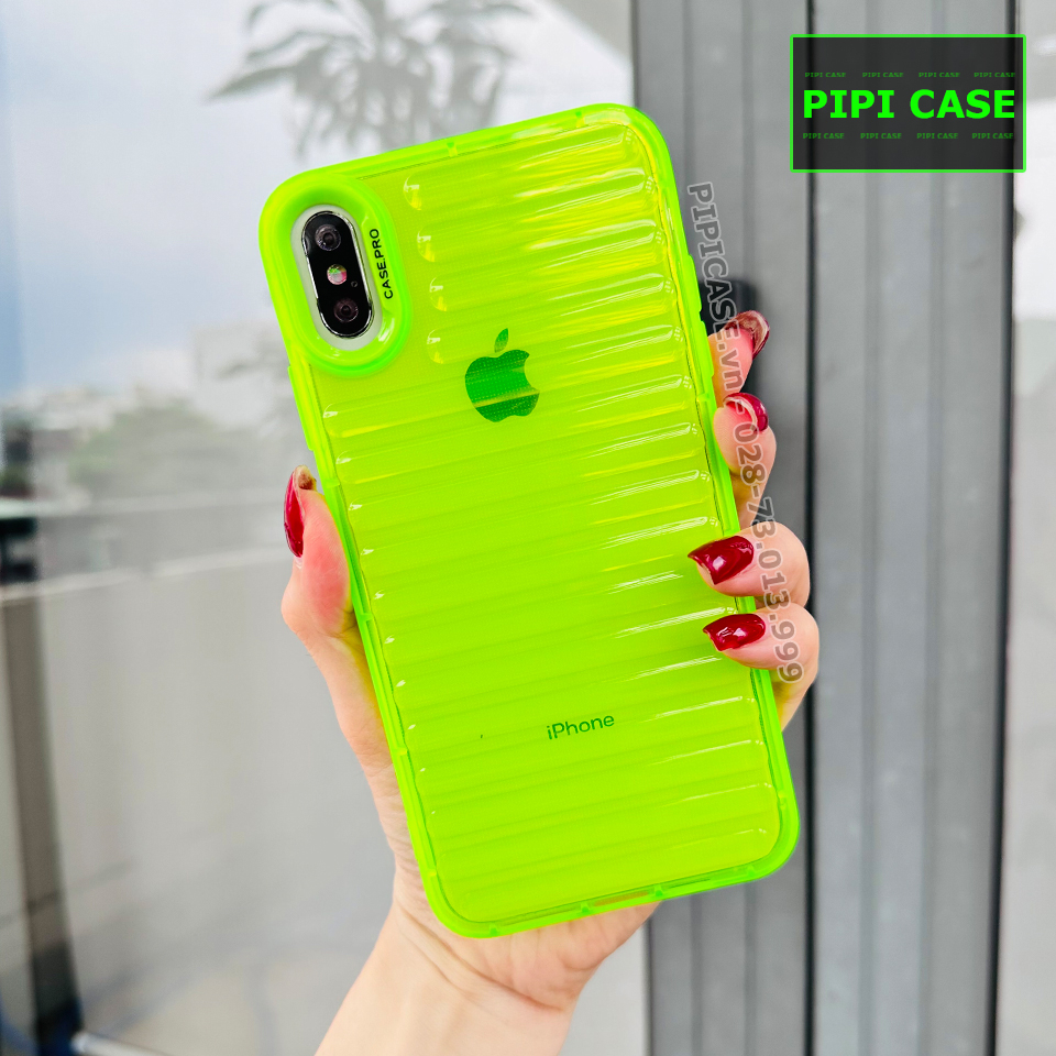 Ốp Lưng iPhone X / XS - Soon - Xanh Dạ Quang