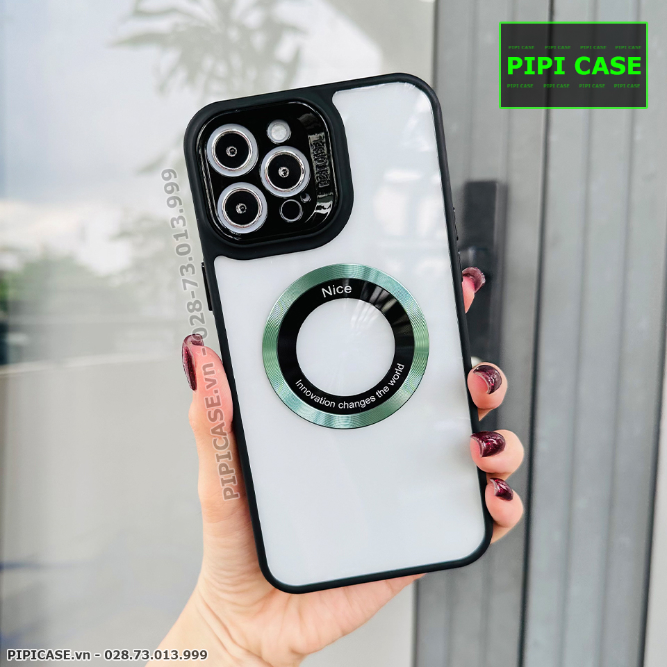 Ốp Lưng iPhone 12 Pro Max - Nice - Xanh Lá