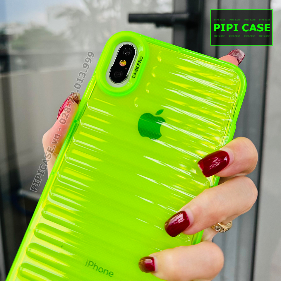 Ốp Lưng iPhone XS Max - Soon - Xanh Dạ Quang