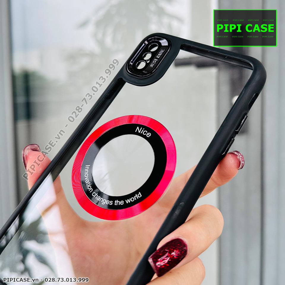 Ốp Lưng iPhone XS Max - Nice - Đỏ