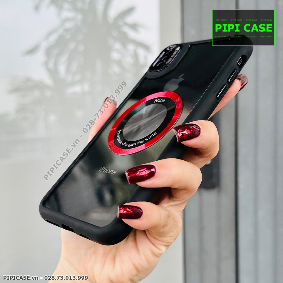 Ốp Lưng iPhone XS Max - Nice - Đỏ