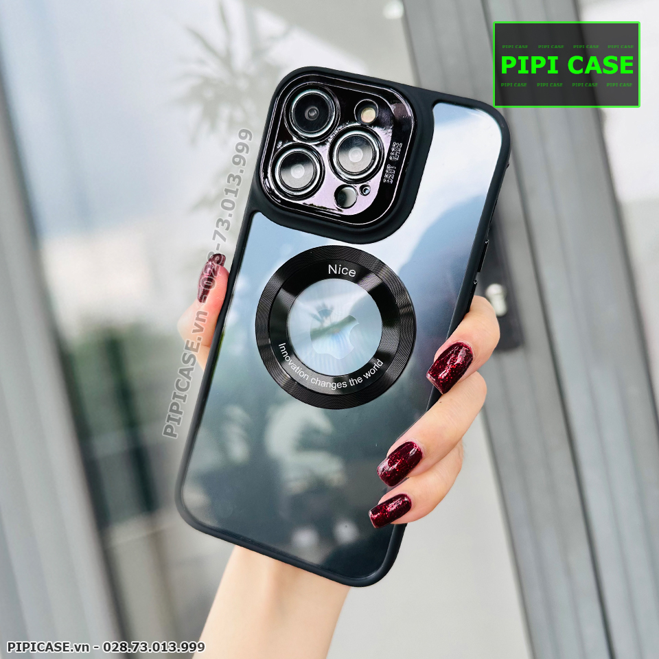 Ốp Lưng iPhone 13 Pro Max - Nice - Đen
