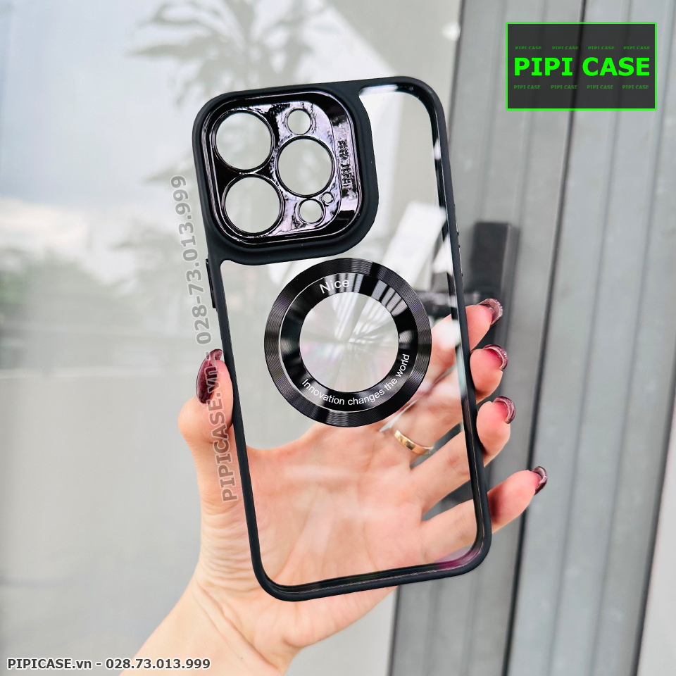 Ốp Lưng iPhone 13 Pro Max - Nice - Đen