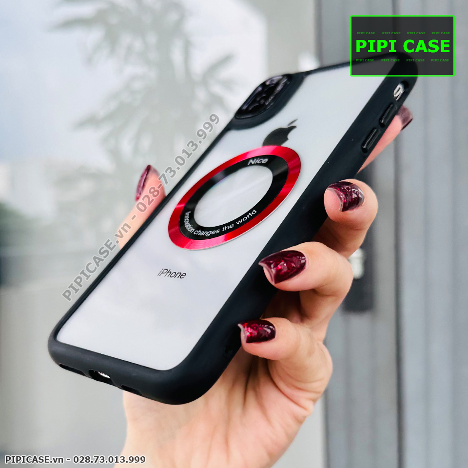 Ốp Lưng iPhone XS Max - Nice - Đỏ