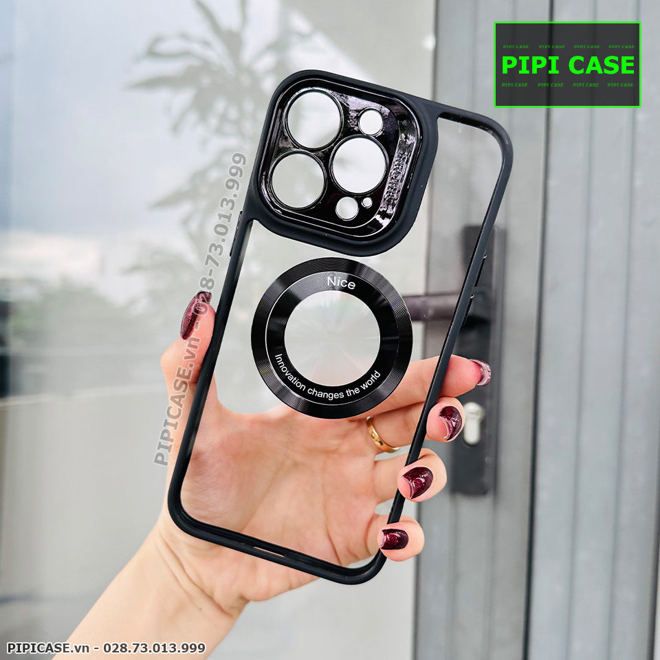 Ốp Lưng iPhone 13 Pro Max - Nice - Đen