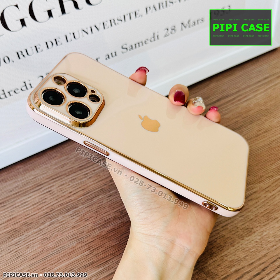 Ốp Lưng iPhone 14 Pro Max - Royal - Vàng Hồng