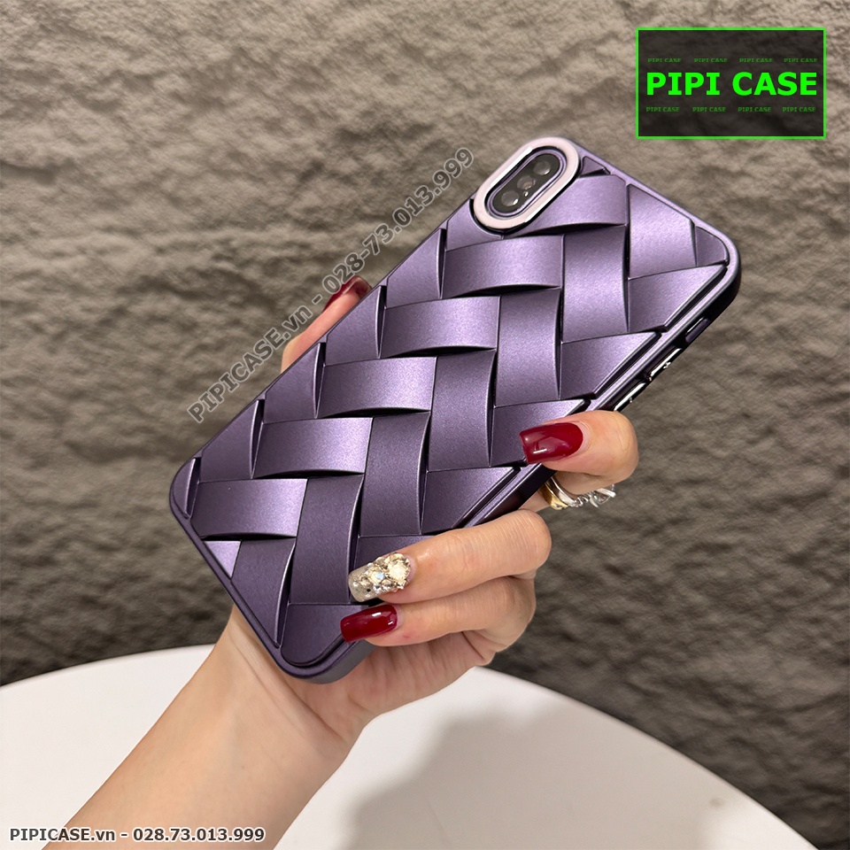 Ốp Lưng iPhone XS Max - Block - Tím
