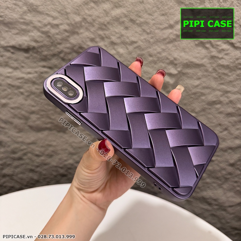 Ốp Lưng iPhone XS Max - Block - Tím