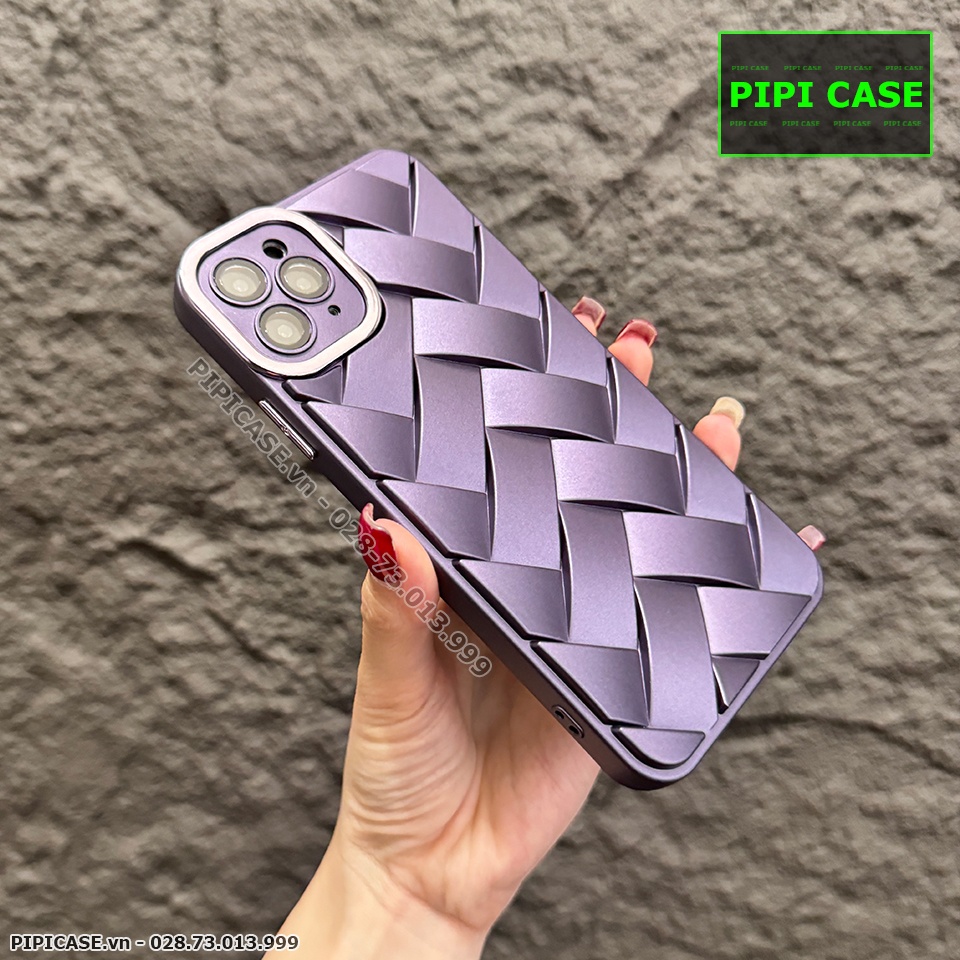 Ốp Lưng iPhone 11Pro Max - Block - Tím