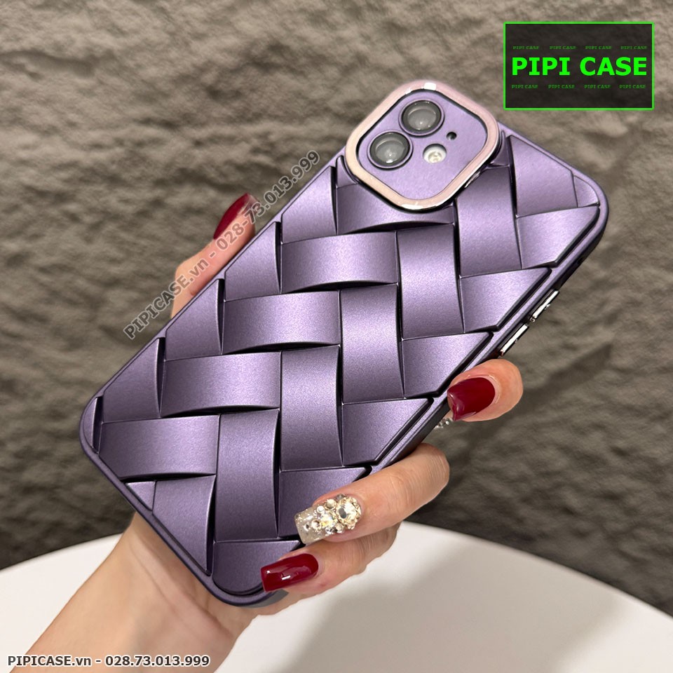 Ốp Lưng iPhone 11 - Block - Tím