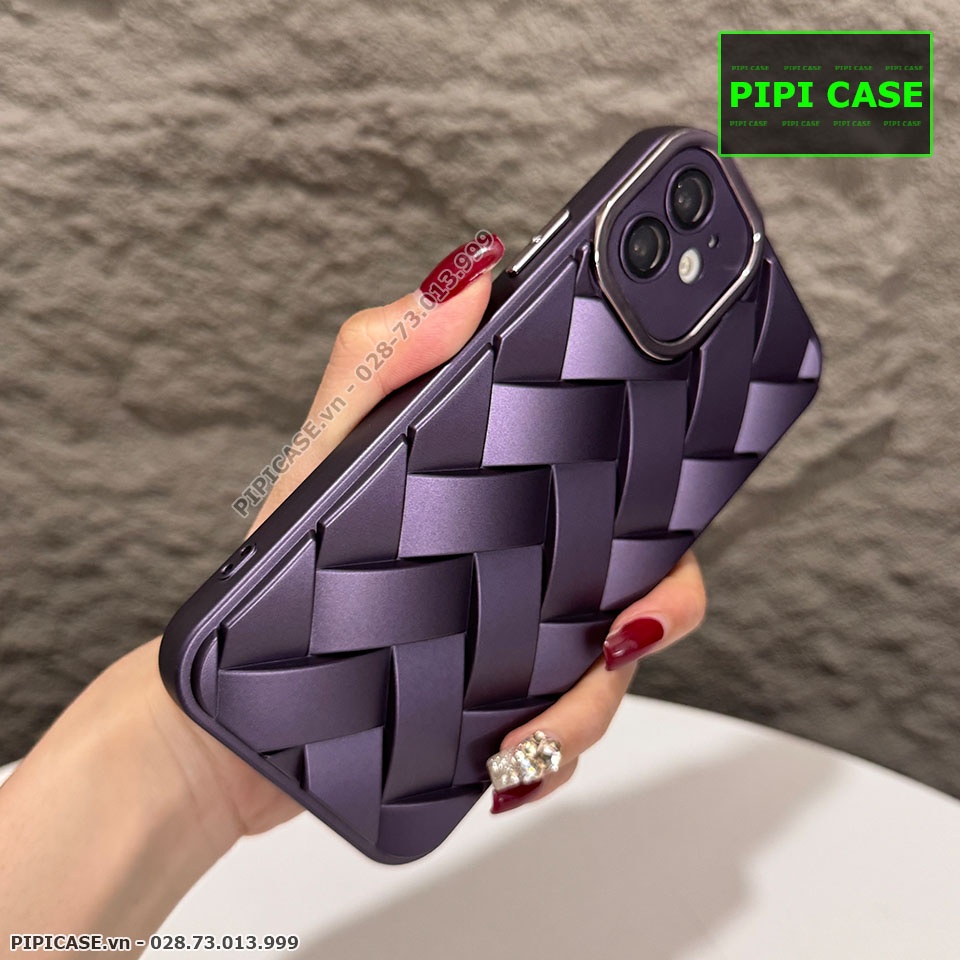 Ốp Lưng iPhone 11 - Block - Tím