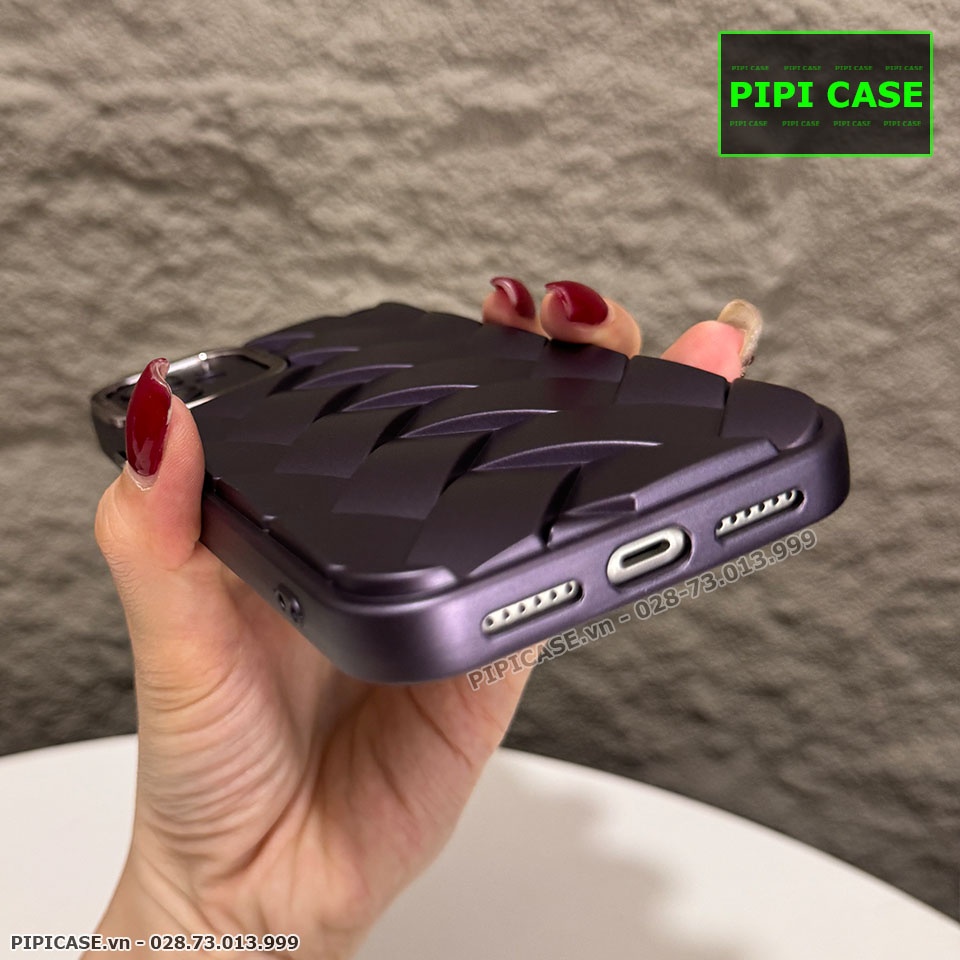 Ốp Lưng iPhone 11 - Block - Tím