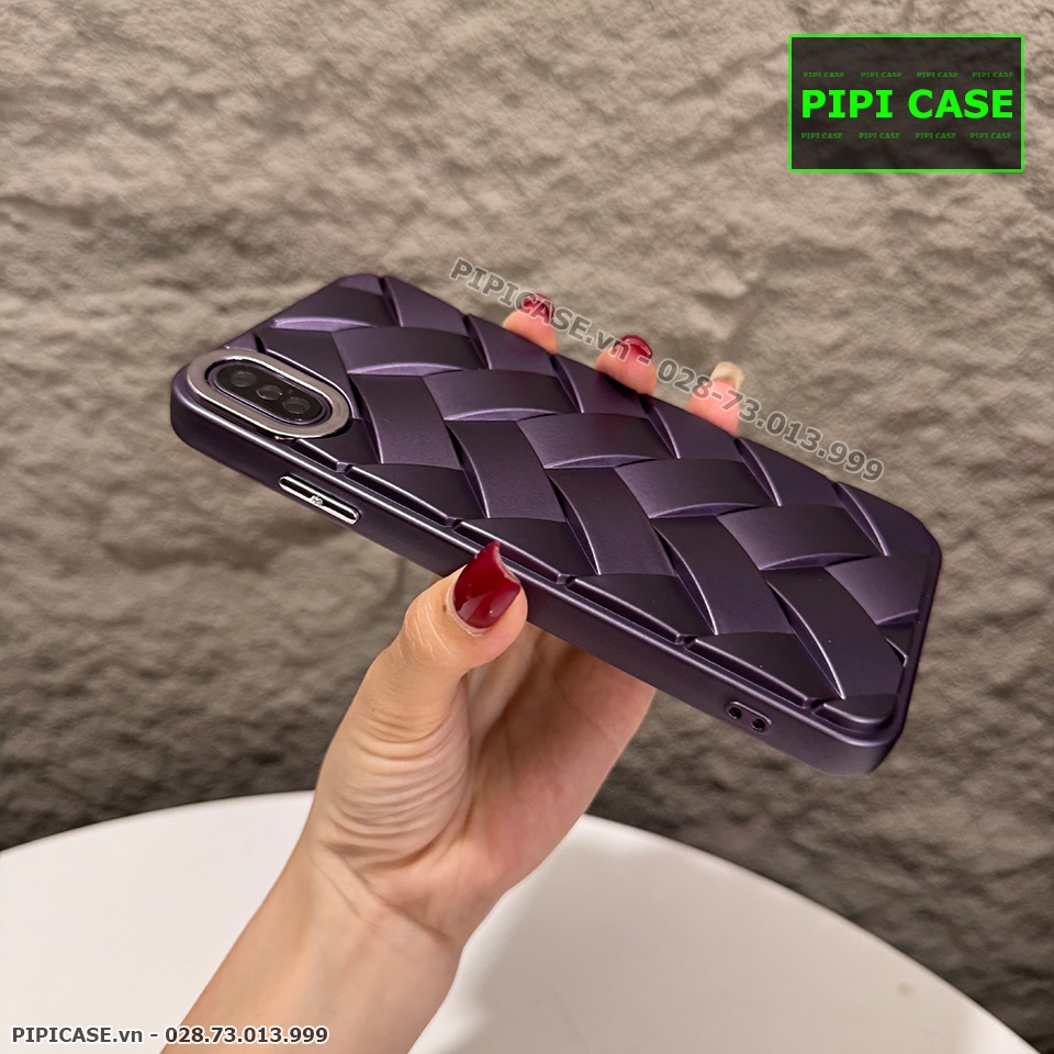 Ốp Lưng iPhone XS Max - Block - Tím