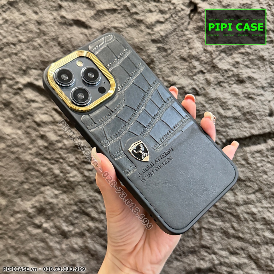 Ốp Lưng iPhone 15 Pro Max - Lux - Đen