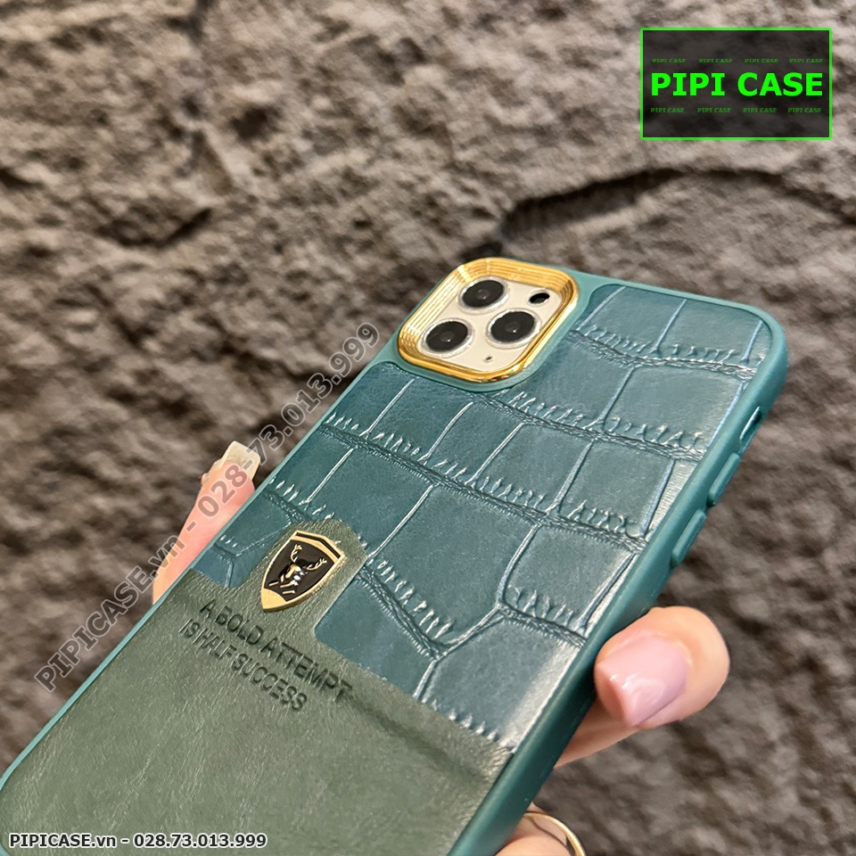 Ốp Lưng iPhone 11 Pro Max - Lux - Xanh Rêu