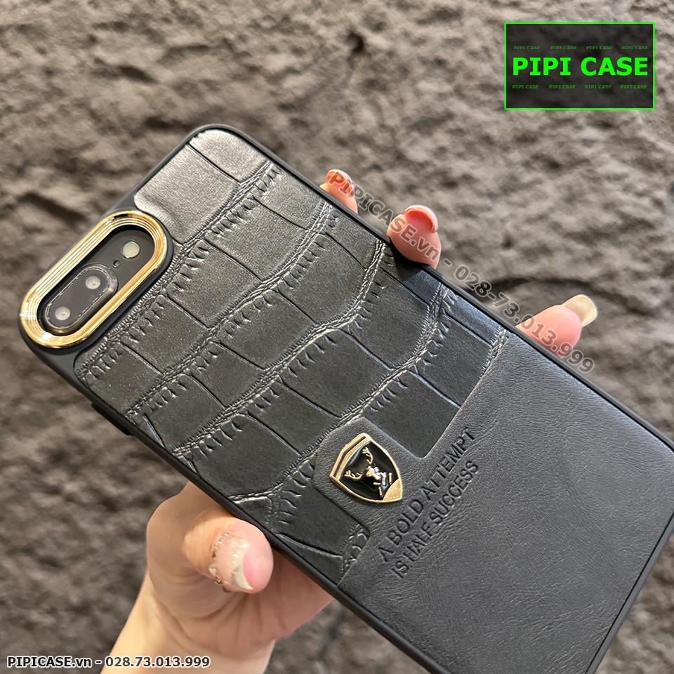 Ốp Lưng iPhone 7 Plus / 8 Plus - Lux - Đen