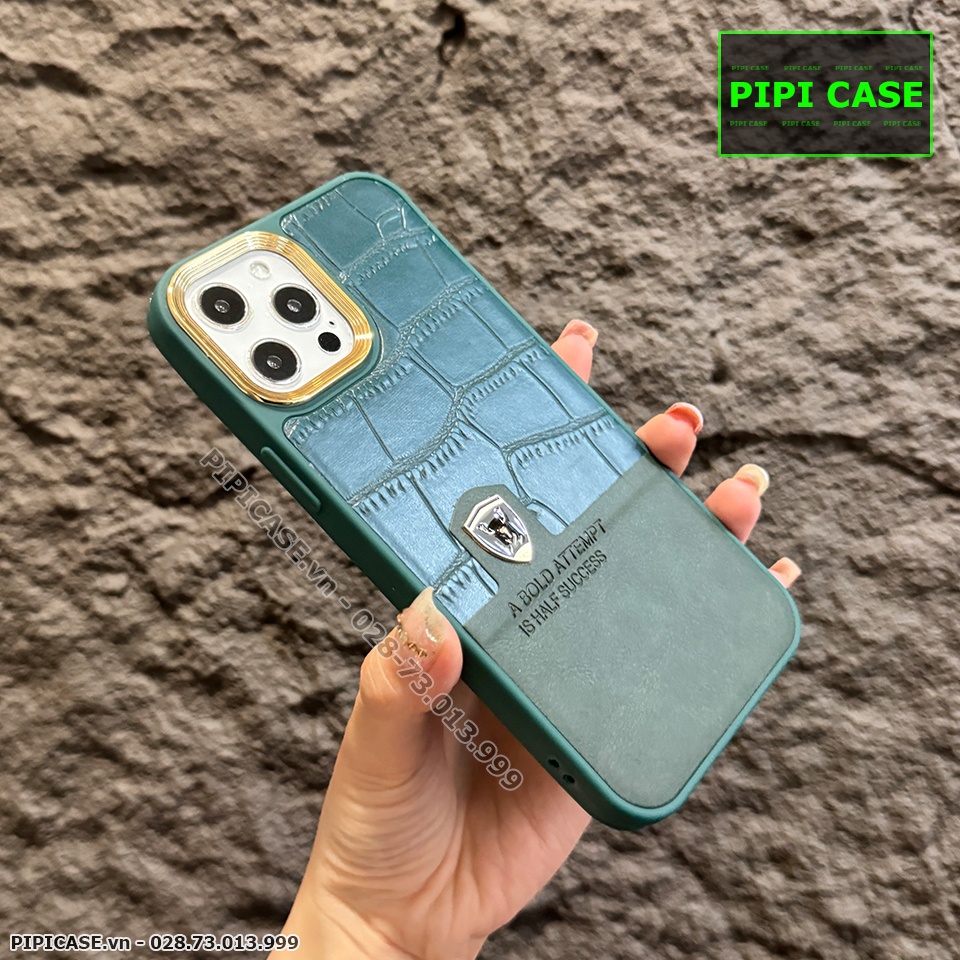 Ốp Lưng iPhone 12 Pro Max - Lux - Xanh Rêu