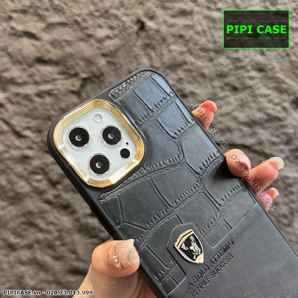 Ốp Lưng iPhone 12 Pro Max - Lux - Đen