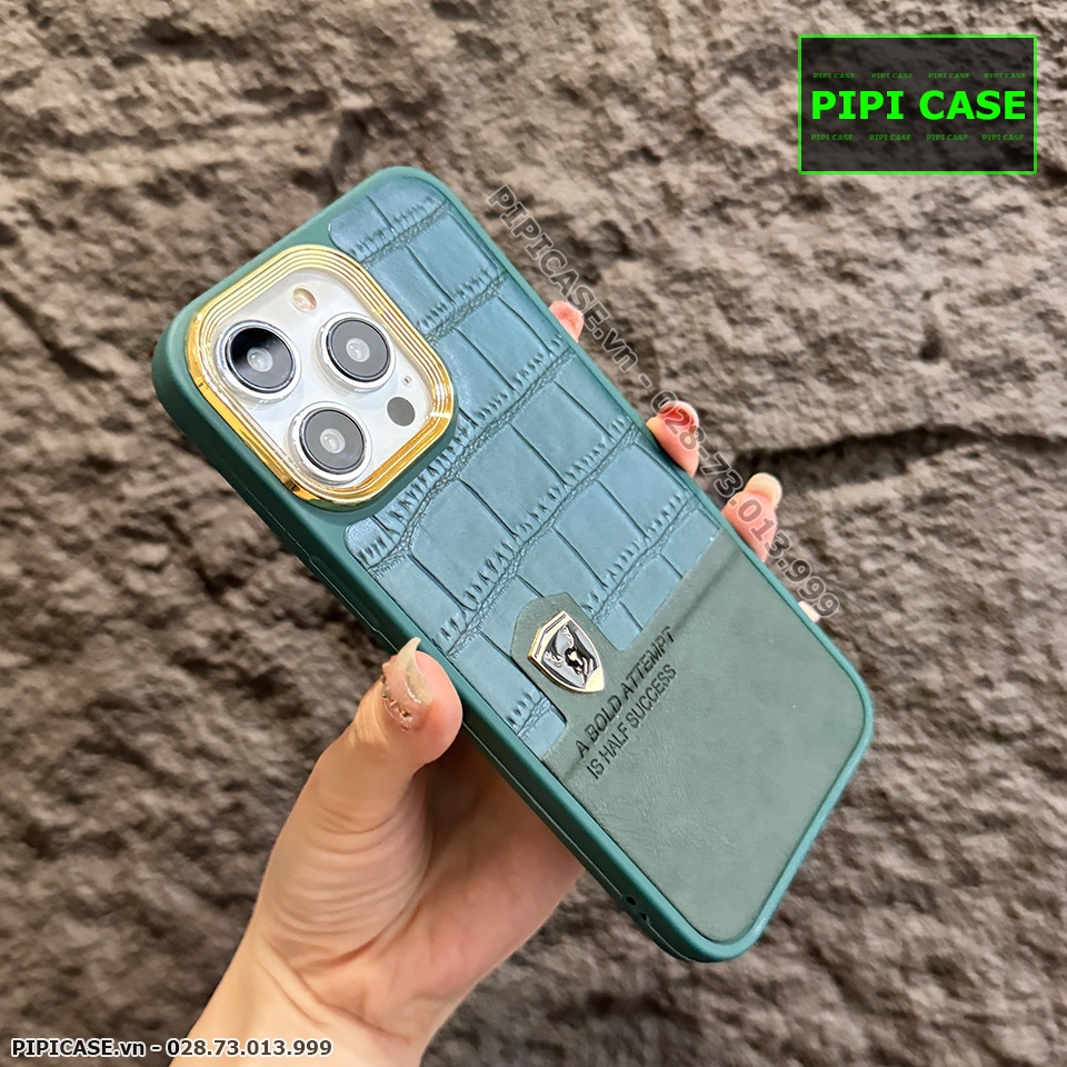 Ốp Lưng iPhone 14 Pro Max - Lux - Xanh Rêu