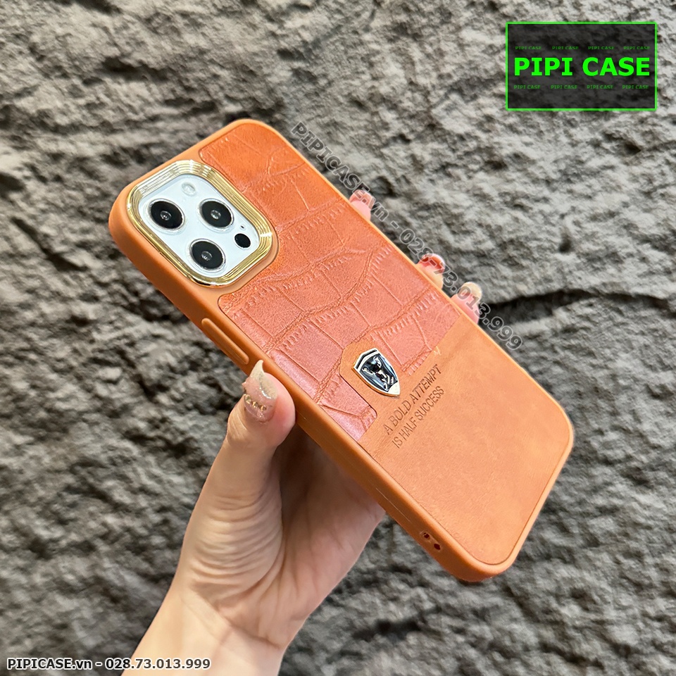 Ốp Lưng iPhone 12 Pro Max - Lux - Nâu