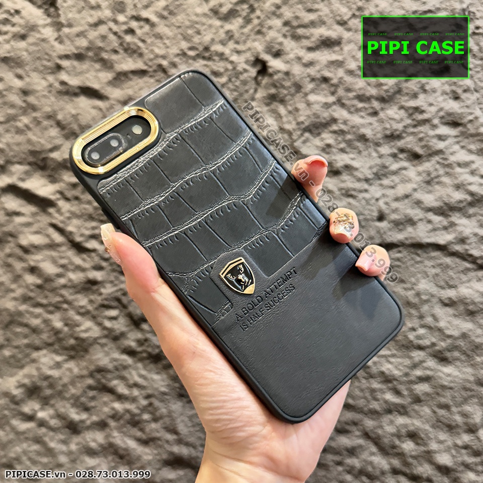 Ốp Lưng iPhone 7 Plus / 8 Plus - Lux - Đen