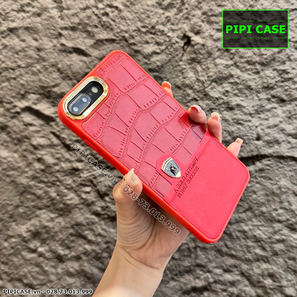 Ốp Lưng iPhone 7 Plus / 8 Plus - Lux - Đỏ