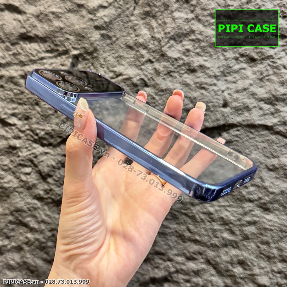 Ốp Lưng iPhone 14 Pro Max - Simple Lens - Xanh Nhạt