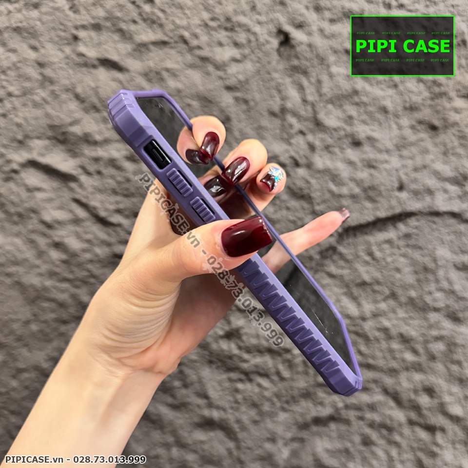 Ốp Lưng iPhone 12 - Pom - Tím
