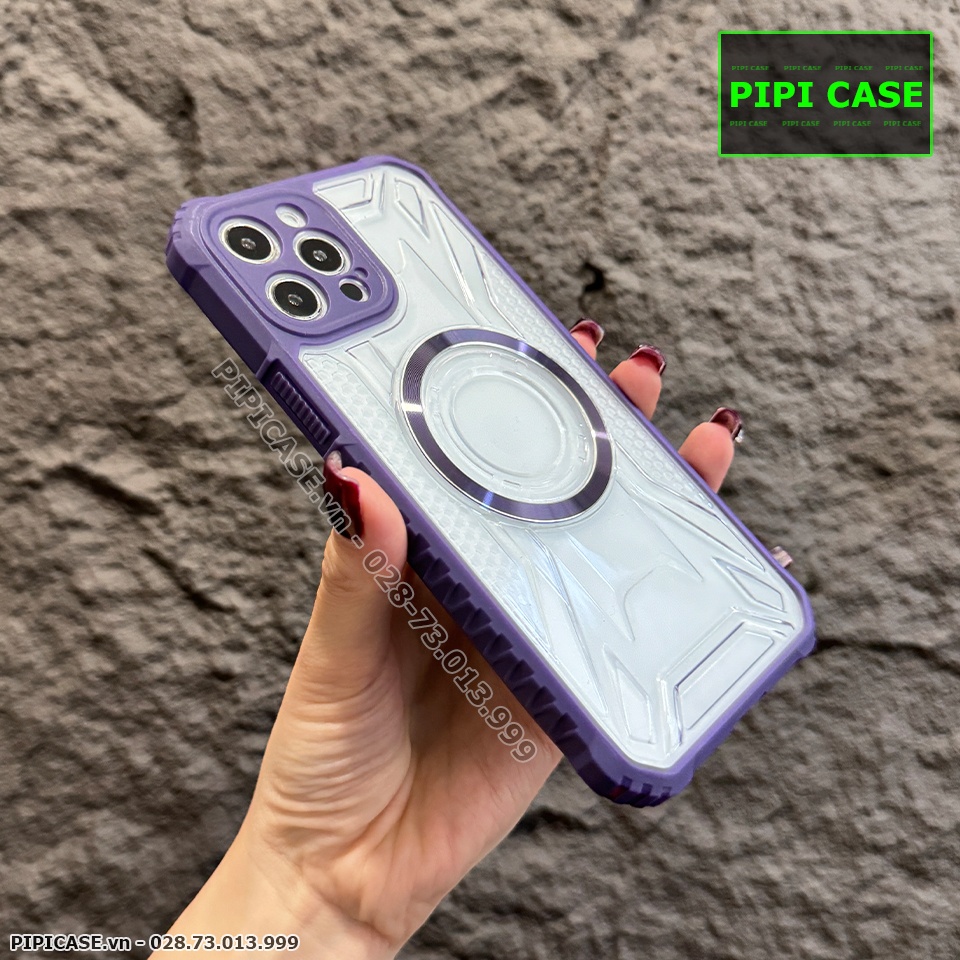 Ốp Lưng iPhone 12 Pro Max - Pom - Tím