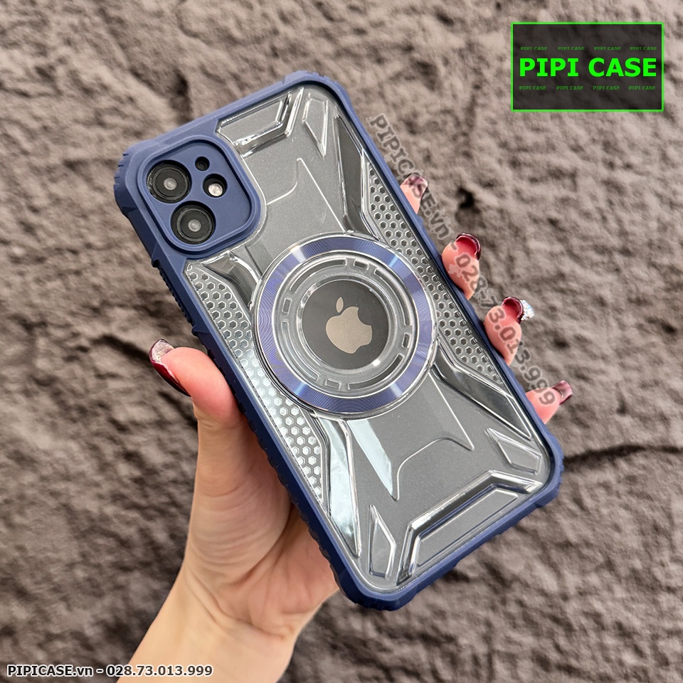 Ốp Lưng iPhone 12 - Pom - Xanh Dương