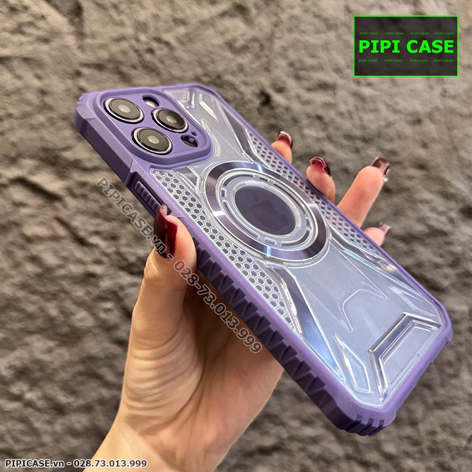 Ốp Lưng iPhone 14 Pro Max - Pom - Tím